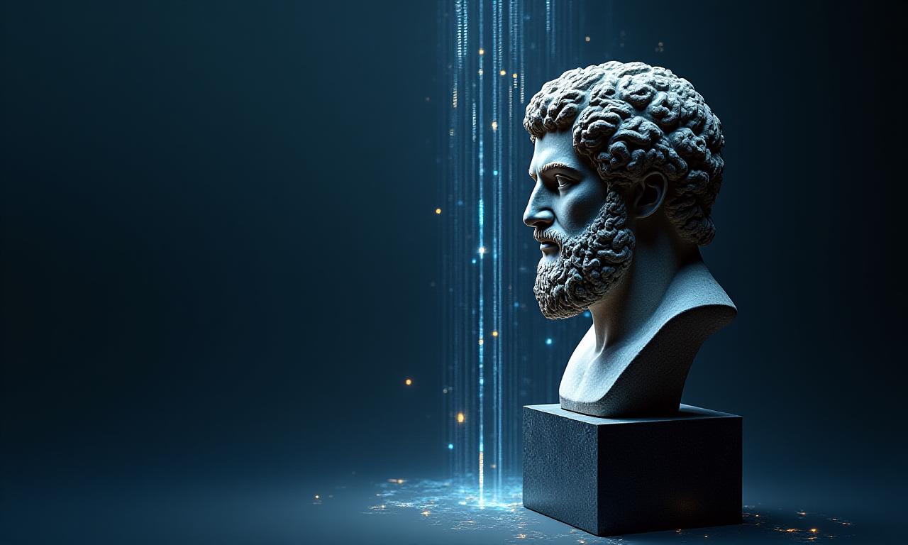 Abstract intellectual leadership visual